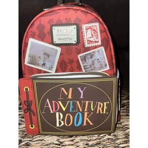 Loungefly Disney Pixar Up My Adventure Book Mini Backpack NWT